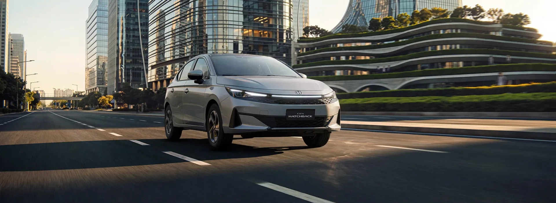 Honda City Hatchback Touring 2027 - imagem ilustrativa da família City